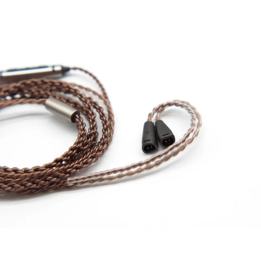 Headphone screen cable replacement line IE8 IE8I ie80 headphone cable with wheat line UE braided wire