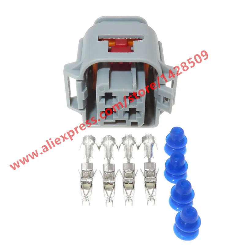 

20 Sets 4 Pin Waterproof Sealed Electrical Connector Female Plug With Pins And Seals For Auto Cars Trucks