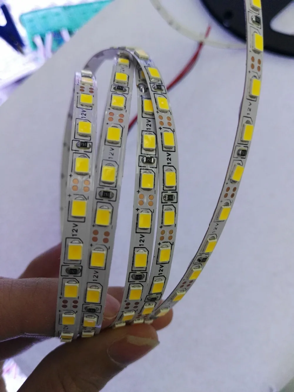 

Светодиодная лента 2835 SMD, 5 мм, 120 светодиодов на метр, 12 В