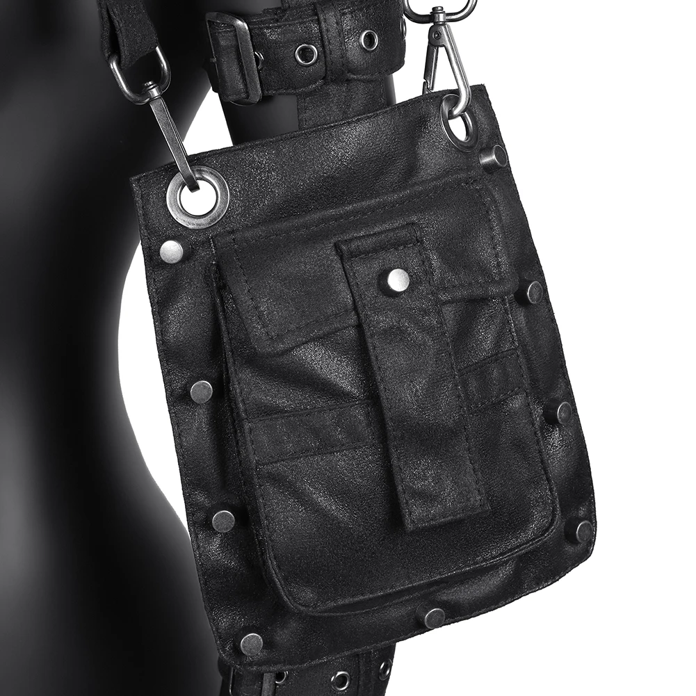 Gear Duke механический стимпанк аксессуар Armor солдат Готический Регулируемый жилет Косплей Производительность сумка на плечо