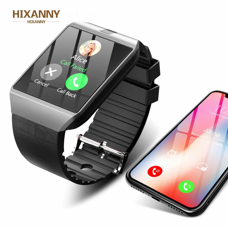 

Bluetooth Smart Watch Smartwatch DZ09 Android Phone Call Relogio 2G GSM SIM TF Card Camera for iPhone Samsung HUAWEI PK GT08 A1