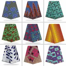 Настоящая Датская восковая Гарантированная настоящая голландская восковая Высококачественная язычная Датская восковая 6 ярдов африканская Анкара швейная ткань YB03