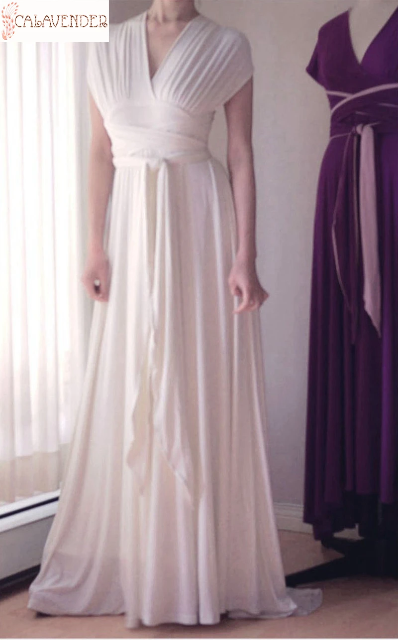 infinity white dress