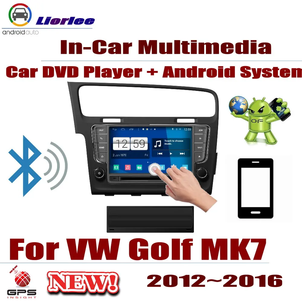 Для Volkswagen VW Golf MK7 2012 ~ 2016 автомобильный Android плеер DVD GPS навигационная система HD экран Радио Стерео интегрированный мультимедиа Для Volkswagen VW Golf MK7 2012 ~ 2016 автомобильный Android плеер DVD GPS навигационная система HD экран Радио Стерео интегрированный мультимедиа