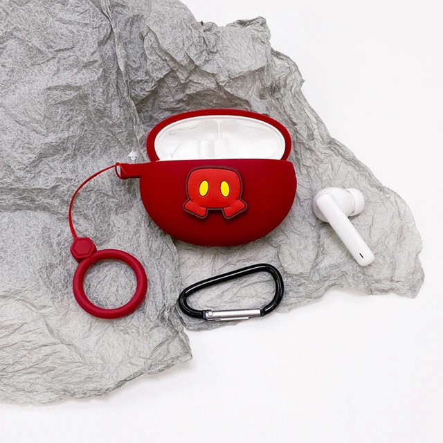 Cute Cartoon Earphone Cover for Huawei Freebuds 4i Case TWS Bluetooth Wireless Headphone Charging Box Case Headset Silicone Case R