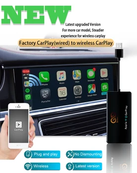

2020New Version CarPlay Wireless Adapter for Audi Porsche Wolkswagen Volvo Car Convert factory wired CarPlay to wireless CarPlay