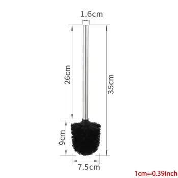 

Toilet Toilet Brush, Stainless Steel Bathroom Cleaning Toilet Brush, Bathroom Toilet Cleaning Brush, Replacement Brush with