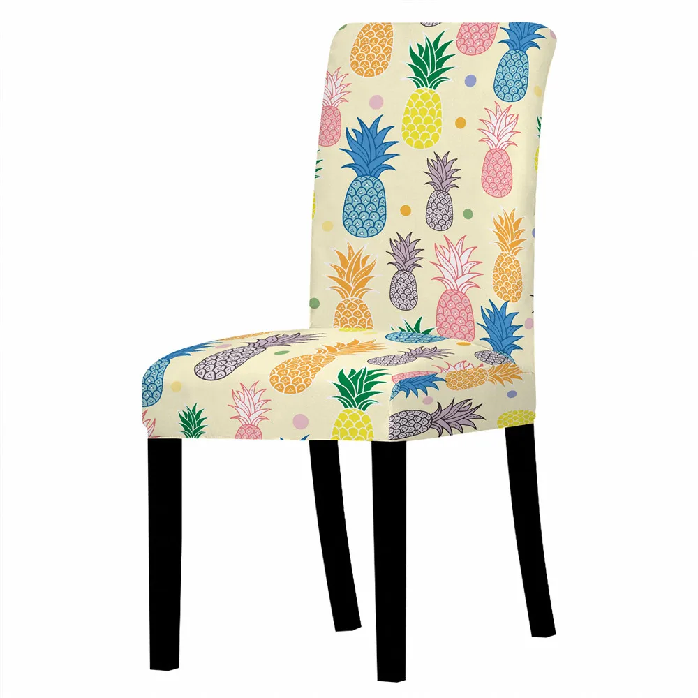 Universal Chair Covers Printed Elastic Stretch Universal Chair Cover Slipcovers For Dining Room Wedding Banquet Hotel