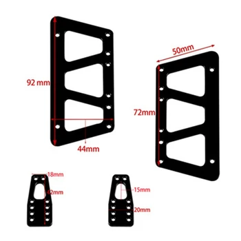 

Alloy Chassis Lift Plate Set Kit for 1/10 RC Axial SCX10 Model Car Part Black
