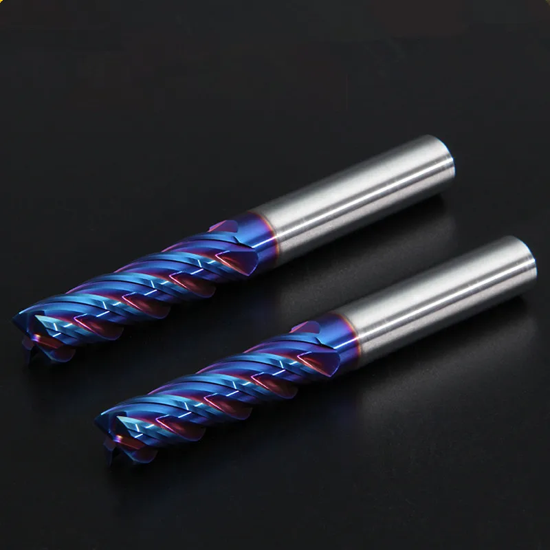 

1PCS Endmill Cutting HRC60 65 4 Flute Metal Alloy Carbide Tungsten Steel Milling Cutter End Mill 6mm 8mm 10mm 12mm Milling Tools