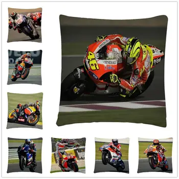 

Motorcycle Speed Movement Pattern Linen Cushion Cover Pillow Case for Home Sofa Car Decor Pillowcase 45X45cm