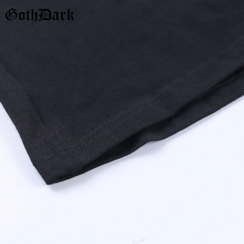 Готическая темная винтажная Готическая женская футболка с длинным рукавом Harjauku зима прозрачная Лоскутная Женская футболка гранж-панк шик