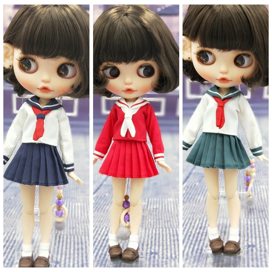 Куклы Blyth японский матросский костюм униформа морского флота школьная форма