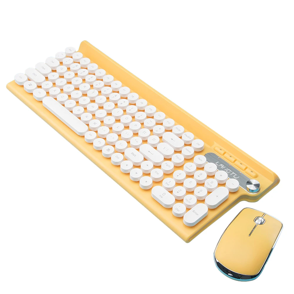 

LT500 2.4G Wireless Keyboard Mouse Combo Set Rechargeable Keyboard Mouse Kit For Notebook Laptop Mac Desktop PC Office Supplies