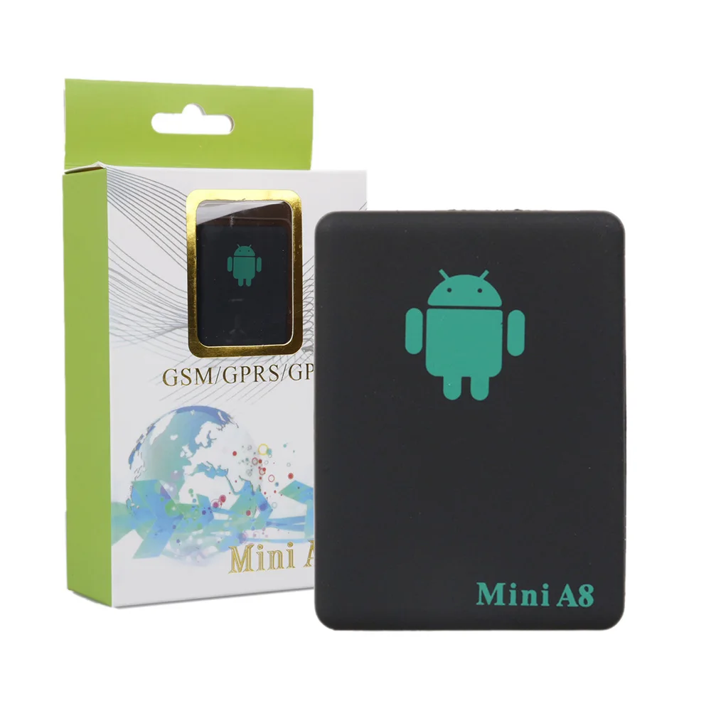 Мини GSM/GPRS A8 трекер для защиты автомобиля/SOS ключ/двойной микрофон/автоматически набрать обратно для автомобилей Дети старшего устройство для определения местоположения домашних животных Горячая
