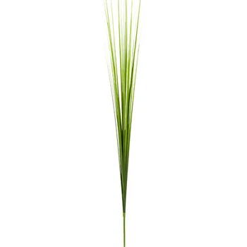 

10Pcs Fake Onion Grass Branch Plastic Artificial Plant Bouquet Green Reed Leaves for Living Room Hotel Office Decoration