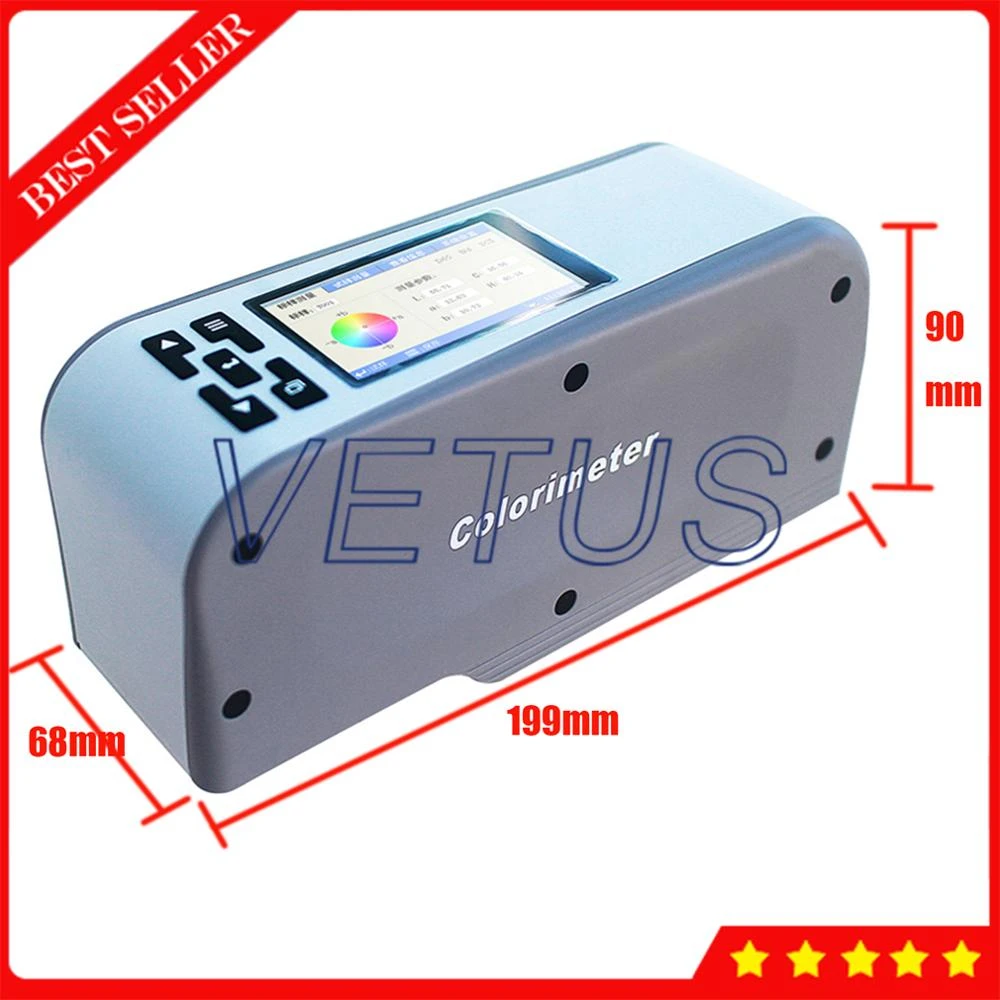 Wf32 8mm Portable Digital Color Meter Colorimeter With Cielab Cielch