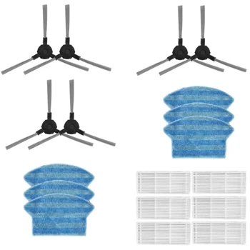 

Replacement Mop Filter Side Brushes for Midea I2 Vcr03 Vacuum Cleaner Cleaning Spare Parts Accessories, 18PCS