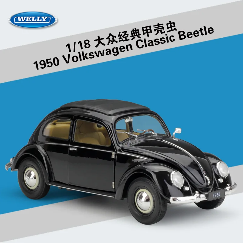 

Welly GTA1: 18 Volkswagen Classic Beetle Car Simulation Alloy Car Model Collection Gift Decoration toy