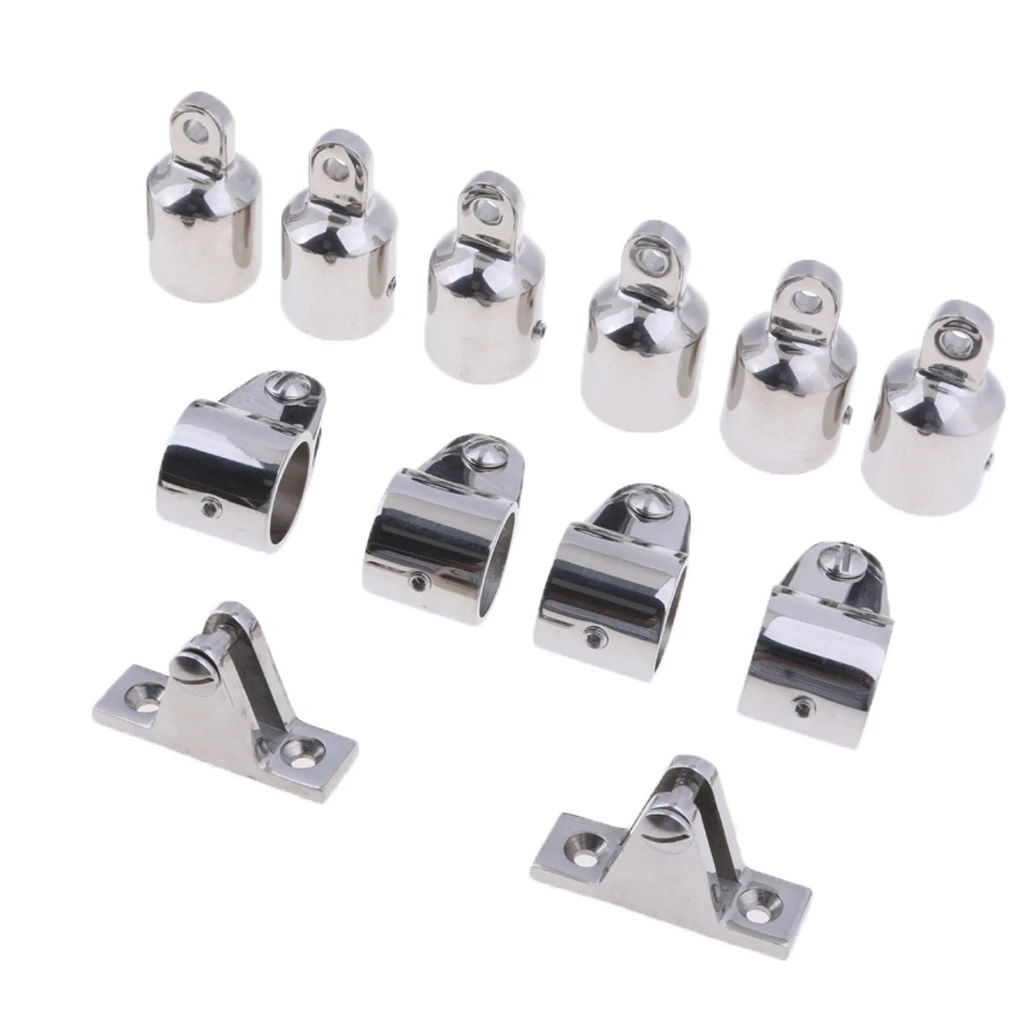 12pcs Stainless Steel 3-Bow 7/8