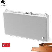 GGMM Портативный Bluetooth Динамик Беспроводной стерео Hi-Fi звуковая панель с микрофоном лучшие басы 21 часов проигрывания во время езды на сабвуфер 20 Вт DSP драйвер