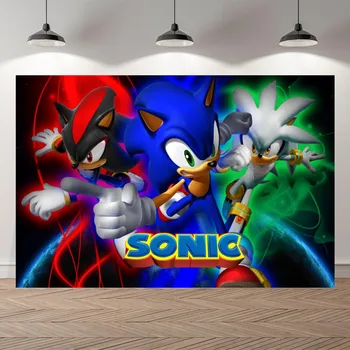 

Neoback Background Photography Sonic The Hedgehog Miles Prower Rose Custom Photo Studio Background Backdrop Vinyl