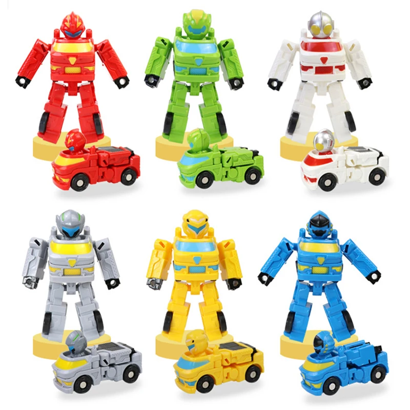 Спасательные игрушки Bots для автомобиля робот трансформер фигурки детей подарок