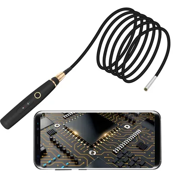 

3.9mm Industrial HD 720P Smartphone LED Lighting Snake WIFI Endoscope Mini Waterproof Inspection Camera Flexible Boroscope Car