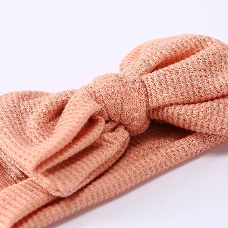 Cute Big Bows Soft Elastic Baby Headband Winter Newborn Turban Baby Girl Headbands Newborn Hair Accessories