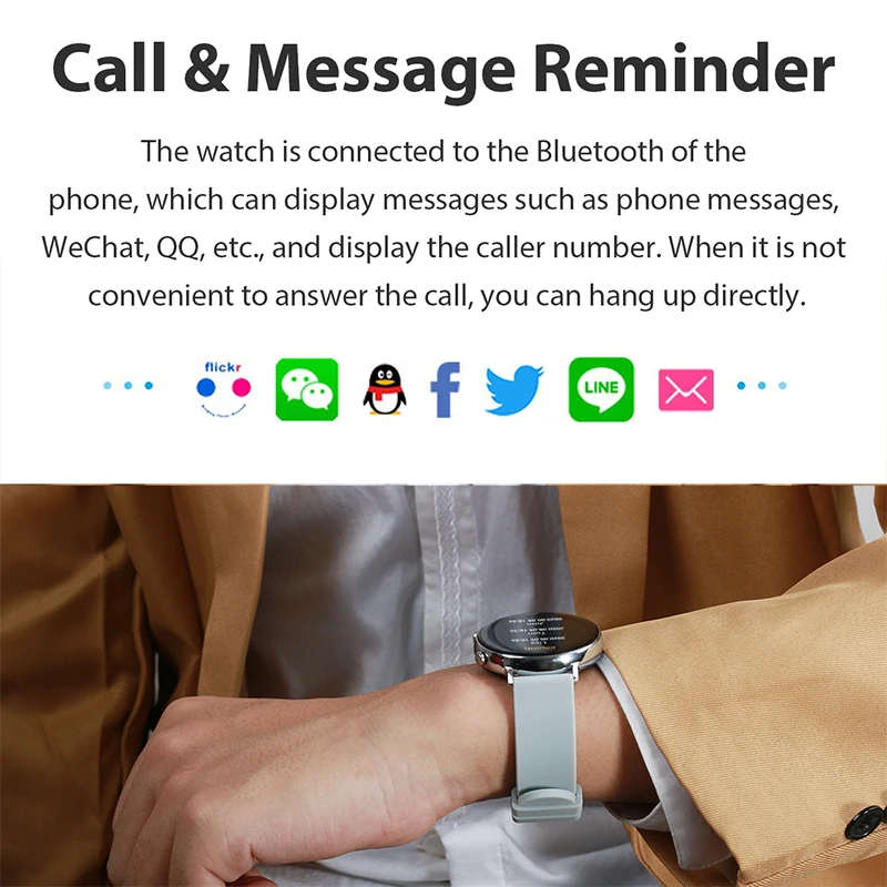 US $36.78 ASEPRIL 2021 New Bluetooth call Smart Watch Fitness Bracelet ECG Heart Rate Monitor Smartwatch Men Women For IOS Android Xiaomi