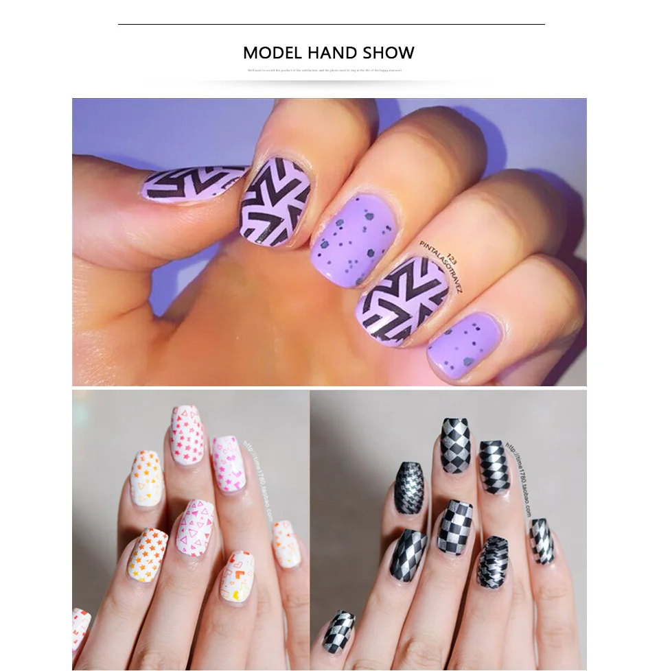 Nail Art Stamper пластины цветочный животный узор ногтей Stampping шаблон изображения пластины трафаретные гвозди дизайн Красота Инструменты Наборы