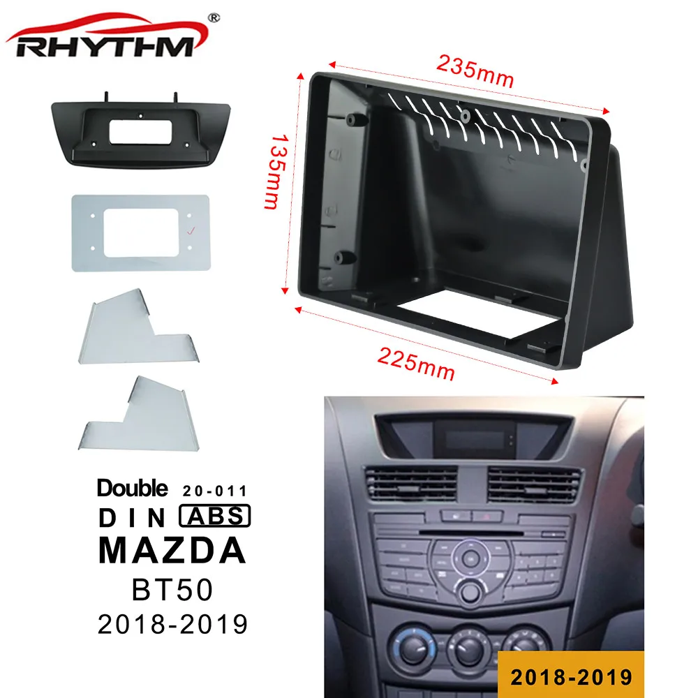 9 дюймовая 2din Автомобильная фасция для MAZDA BT50 2018 2019 фасциас аудиоустановка панель