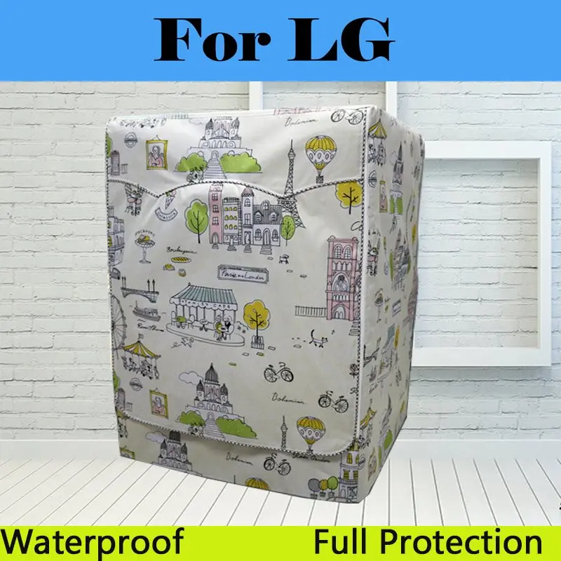 

Washing Machine Cover Protector Dust Cover Cartoon Household Supplies For LG T1064Hfes5C T7581NDDLG T8577TEELY T9003TEELR