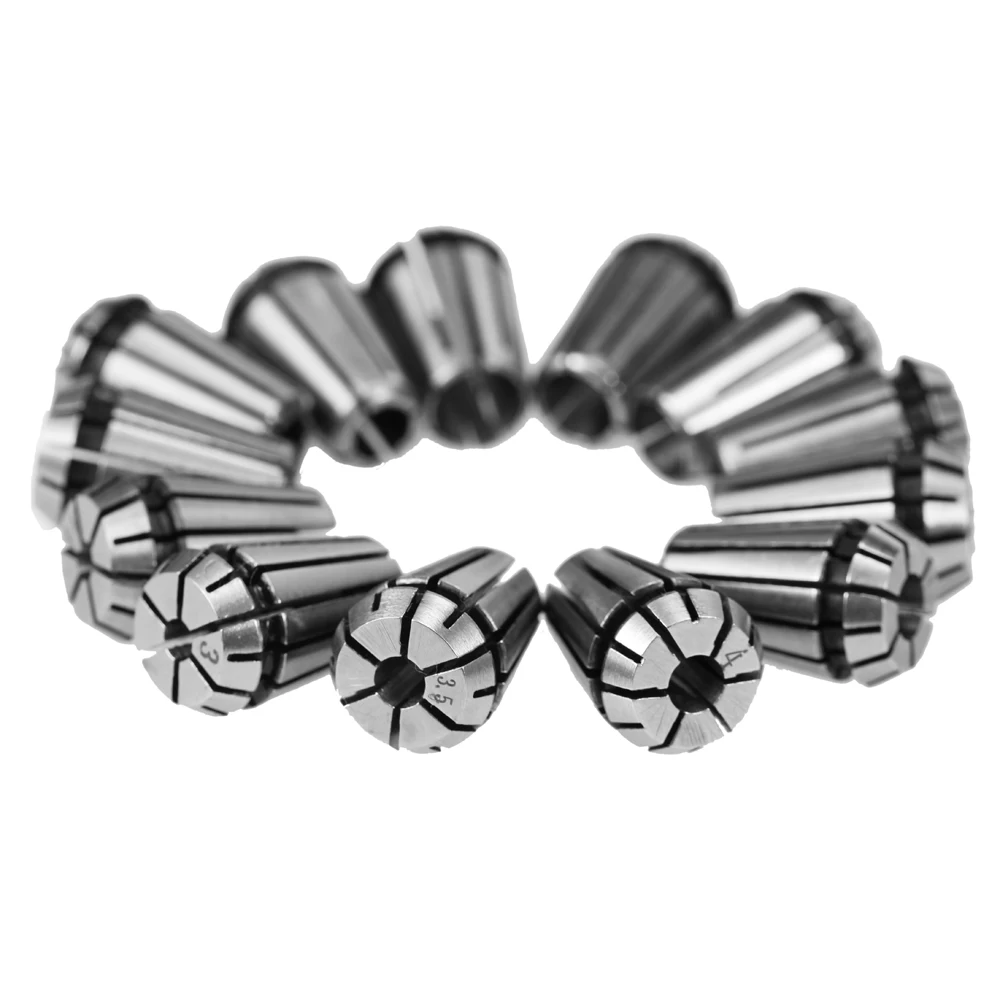 

13pcs Spring Collet Set Professional Chuck Collets for For CNC Milling Lathe Tool Accessories Tool 1mm to 7mm