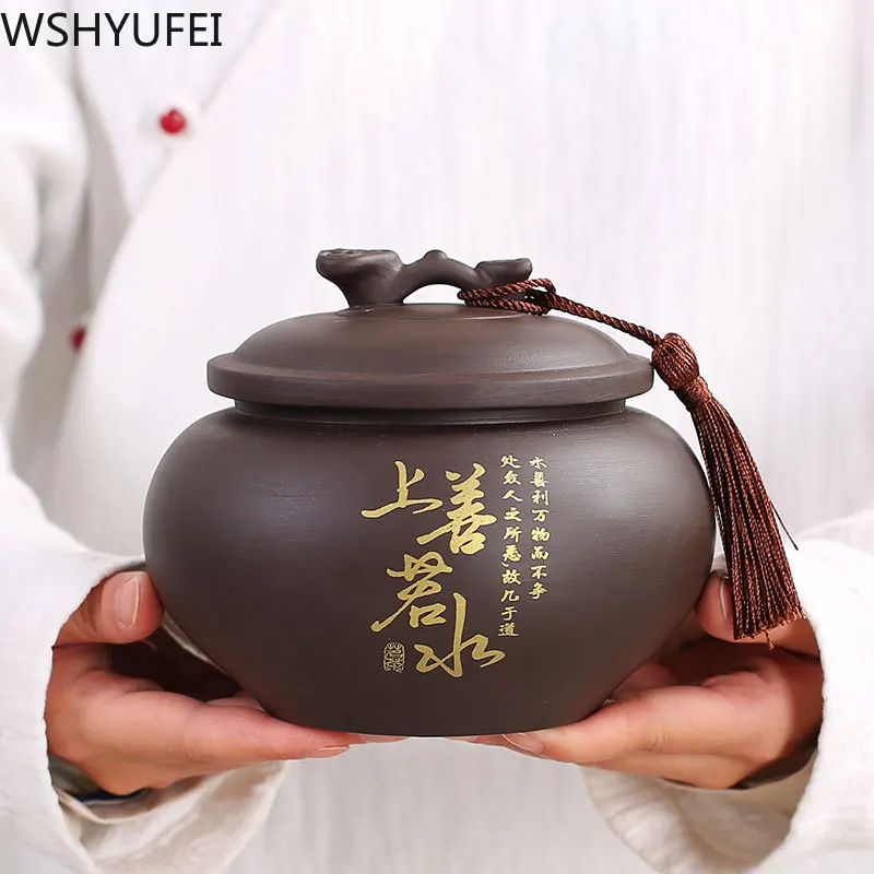 Чайный картридж WSHYUFEI в китайском стиле из фиолетовой глины портативный