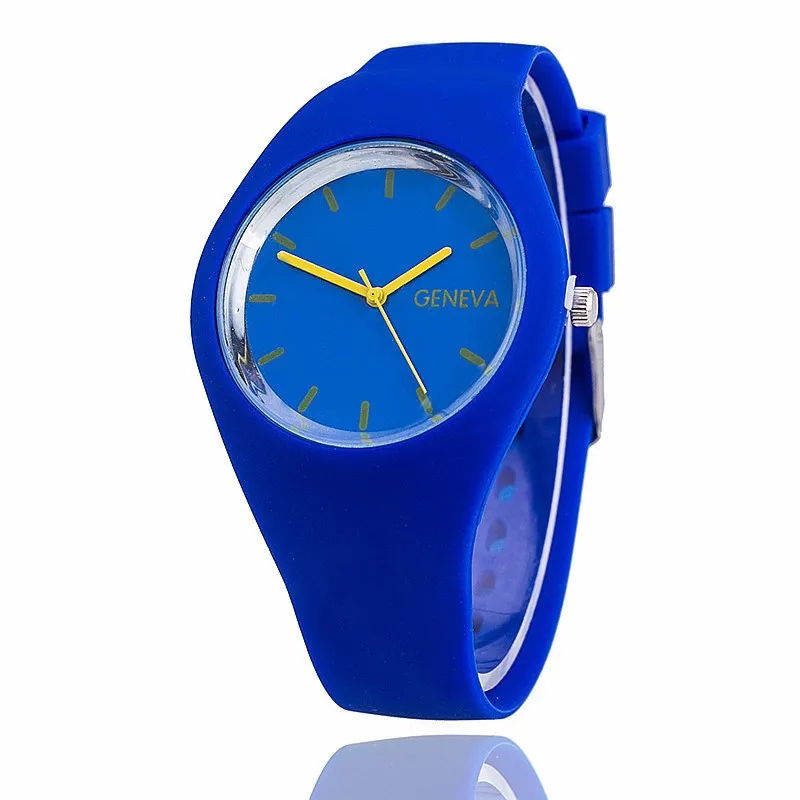 Casual simple style Jelly quartz-watch Silicone Strap ladies bracelet watch Perfect Gift watches for women Relojes hombre 2021