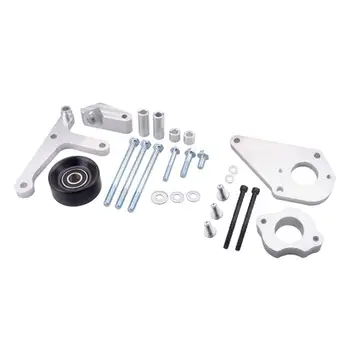 

2-in-1 Motor Bracket Alternator Durable Simple Solid Kit for LS Truck Low Mount Power Steering Pump For LSX LS1 LS6