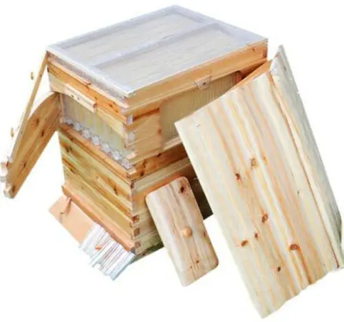 

CE 7PCS Upgraded Beekeeping Tool Hive Frames + Beehive Wooden Brood Box