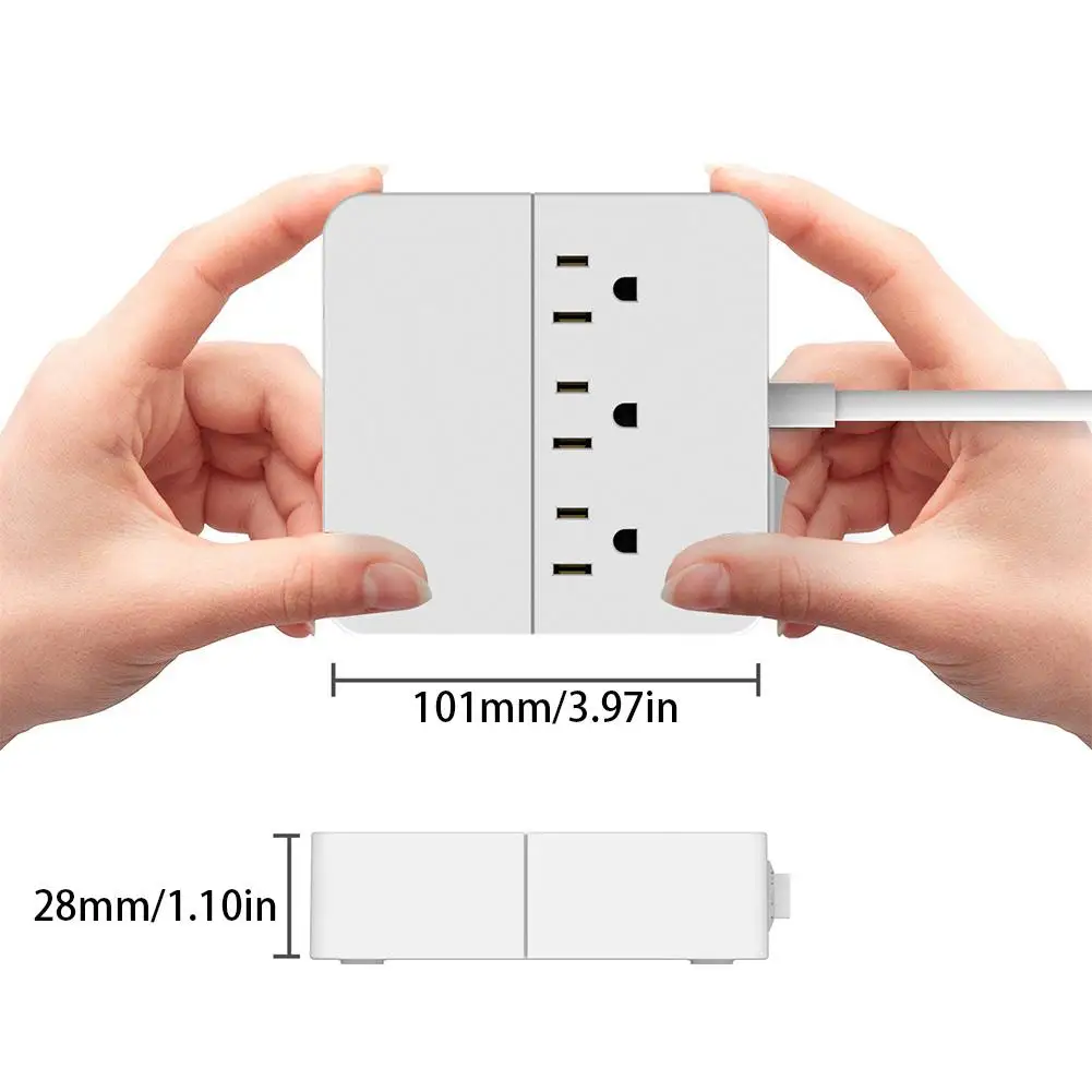 2500 Вт блок питания и USB зарядное устройство комбинированная полоса питания с USB для США Стандартная настенная розетка