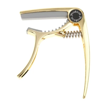 

2 Pieces Single-handed Ukulele Capo Tune Clamp Key Trigger for Students Beginners