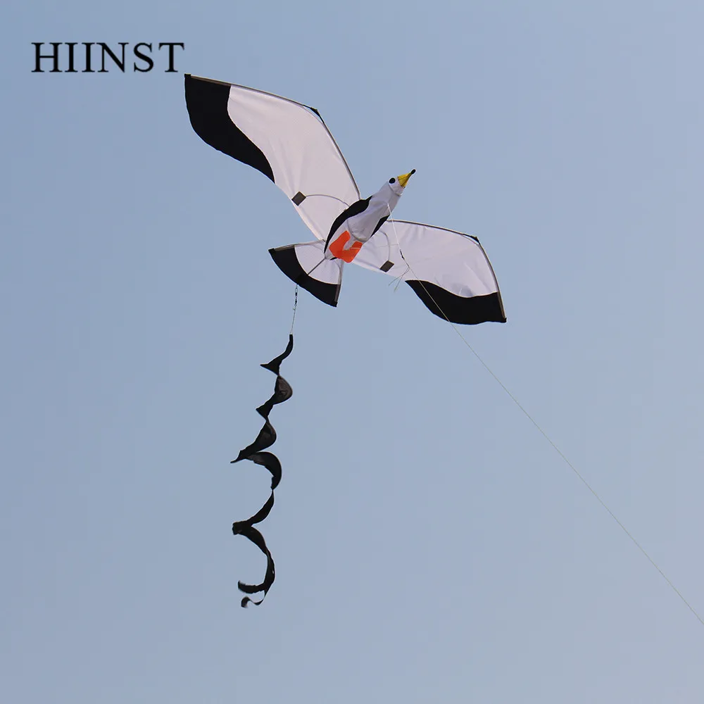 HIINST 3D мультфильм воздушный змей линия спиральный хвост Чайка с хвостом витая струнная линия открытый Летающий воздушный змей высокое качество подарок дропшиппинг