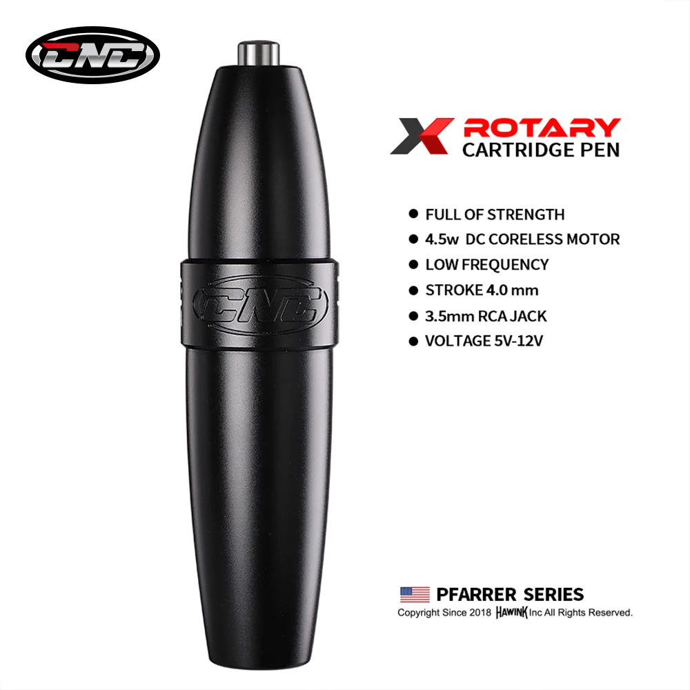 Мощная вращающаяся машинка для татуировок с ЧПУ разъемом RCA шнур перманентного