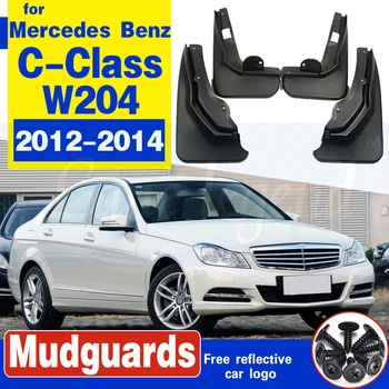 

For Mercedes Benz C-Class W204 2012 ~ 2014 Mudflap Fender Mud Guard Flaps Mudguards Splash Guards Car Front Rear Accessories