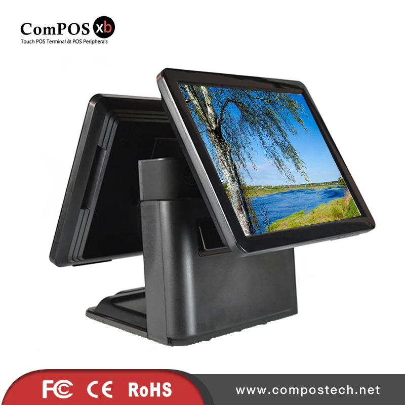 Compolxb дешевая цена pos терминал 15 дюймов сенсорный экран pos система для продажи