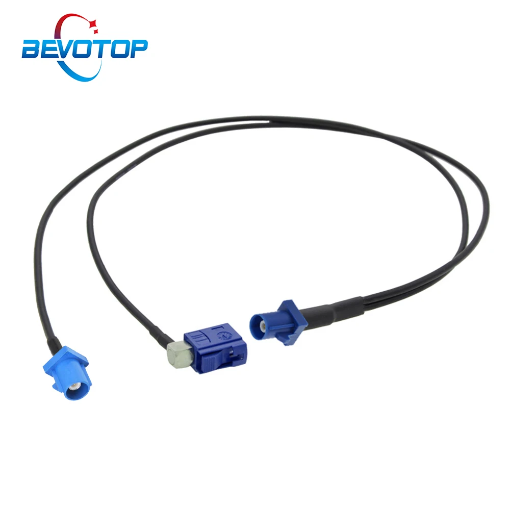 Bevotop Fakra C Spina Maschio A Fakra C Smb Femmina Ral 5005 Fakra C Maschio Rg174 Tipo Y Radio Splitter Cavo Coassiale Rf Combinato