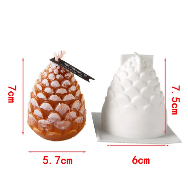 New 3d candle molds Soy Wax Silicone Mold Aromatherapy Gypsum Candle diy Candle Mould  Handmade Soap Mold Candle Making Supplies Mold 4