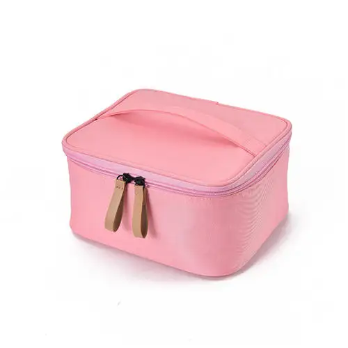 pink PURDORED, одноцветная косметичка, водонепроницаемая, для путешествий, сумка-Органайзер, для женщин, косметички, моющиеся, наборы туалетных принадлежностей, сумки для хранения, сумка для туалетных принадлежностей - Цвет: pink