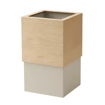 

japanese kitchen trash bin Simple ins wooden trash can homestay living room bedroom office hotel creative paper basket minshuku