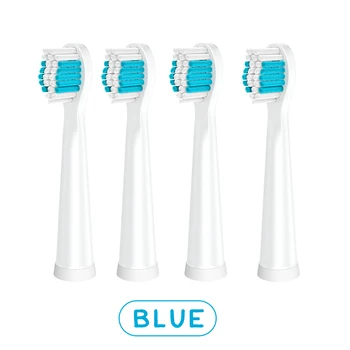 

4pcs/set Toothbrush Heads Replacement Heads for Electric Toothbrush Dual Clean Toothbrush Heads Soft Bristles