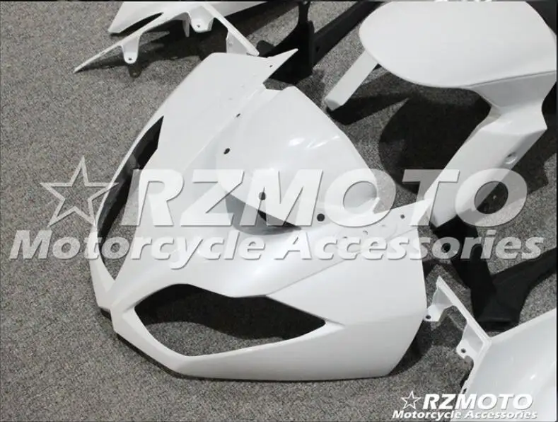 Стиль ABS литьевая форма мотоцикл Полный обтекатели подходит для Kawasaki ZX-6R 09 10 11 12 2009-2012 набор на заказ Белый Черный хороший
